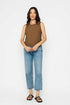 Ginny-Eyelet Gathered Tank